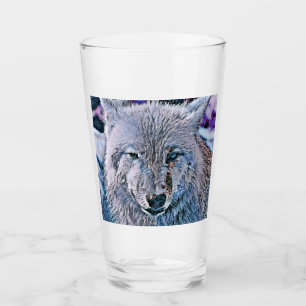 Toony Wolf blue Glass