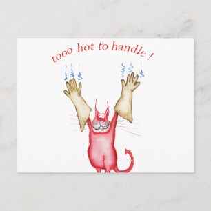 tooo hot to handle, tony fernandes postcard