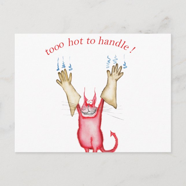 tooo hot to handle, tony fernandes postcard (Front)