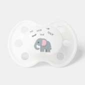 Toot Elephant Cute Emoji Pacifier (Front)