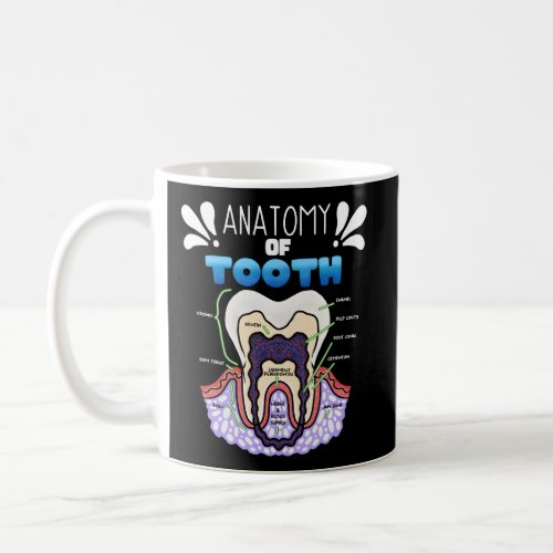 Tooth Anatomy Dentist Humor For Orthodontist Coffee Mug