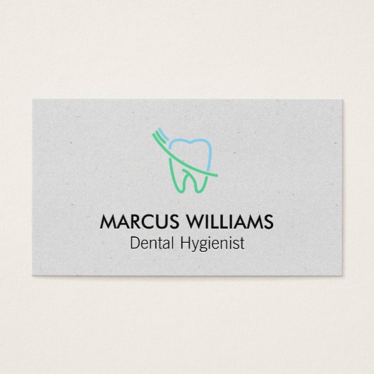 Tooth and Brush Logo (Front)