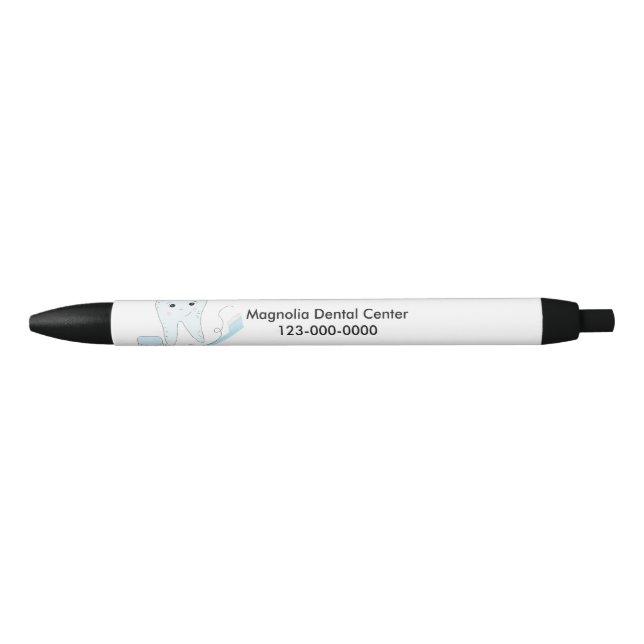 Tooth and Toothbrush Dental Design Pen (Front)