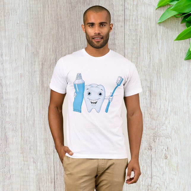 Tooth And Toothbrush Mens T-Shirt (Creator Uploaded)