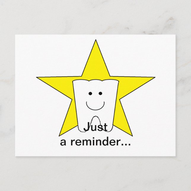 "Tooth" Appointment Postcard (Front)