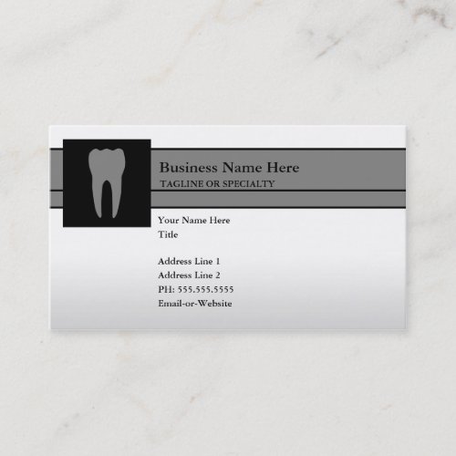 tooth business card templates
