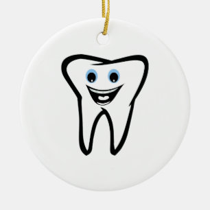 Tooth Ceramic Ornament