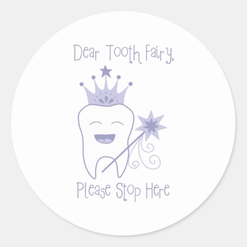 Tooth Classic Round Sticker