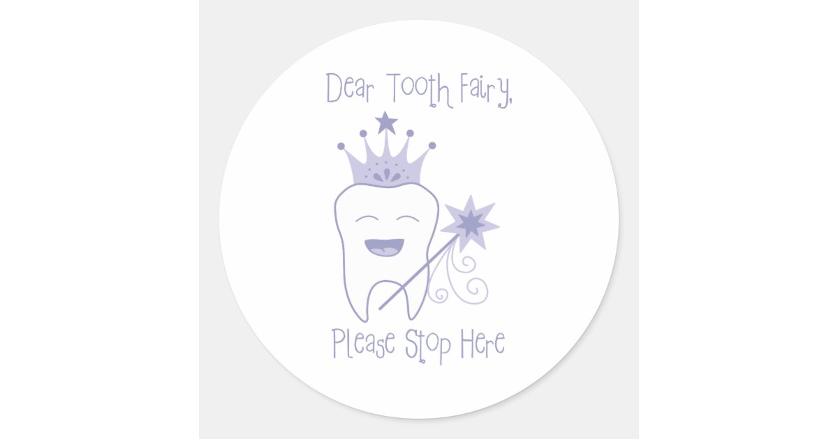 Tooth Classic Round Sticker | Zazzle