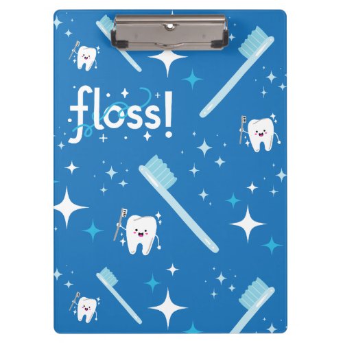 Tooth clipboard holder gift for dental hygienist