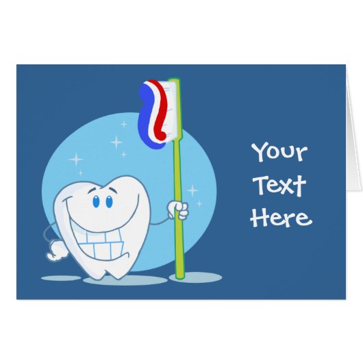 Tooth (customizable) cards (Front Horizontal)