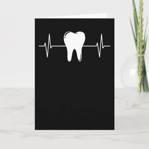 Tooth Dentist Dental Hygienist Heartbeat Gift Card