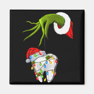 Tooth Dentist Dental Istant Teeth Christmas Xmas H Magnet