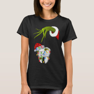 Tooth Dentist Dental Istant Teeth Christmas Xmas H T-Shirt