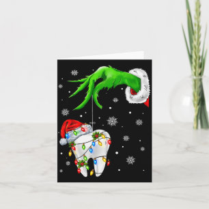 Tooth Dentist Dental Istant Teeth Xmas Christmas P Card