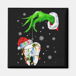 Tooth Dentist Dental Istant Teeth Xmas Christmas P Magnet