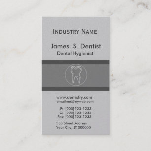 Tooth Drawing Modern Dentist Appointment Designs Card