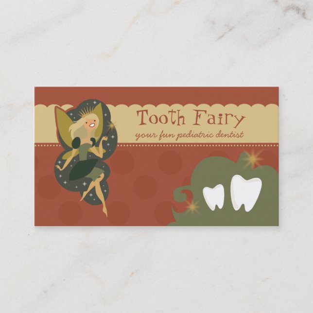 Tooth Fairy Business Cards (Front)