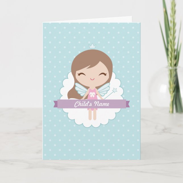 Tooth Fairy Card (Customizable) (Front)