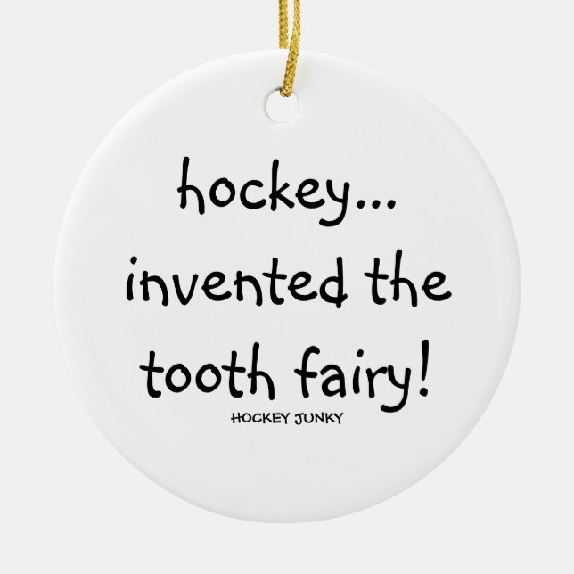 tooth fairy! ceramic ornament (Front)