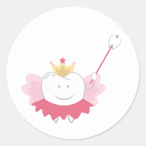 Tooth Fairy Classic Round Sticker