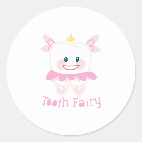 Tooth Fairy Classic Round Sticker
