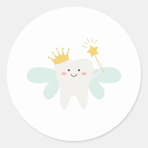 Tooth Fairy Classic Round Sticker