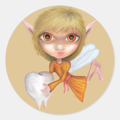 Tooth Fairy Classic Round Sticker