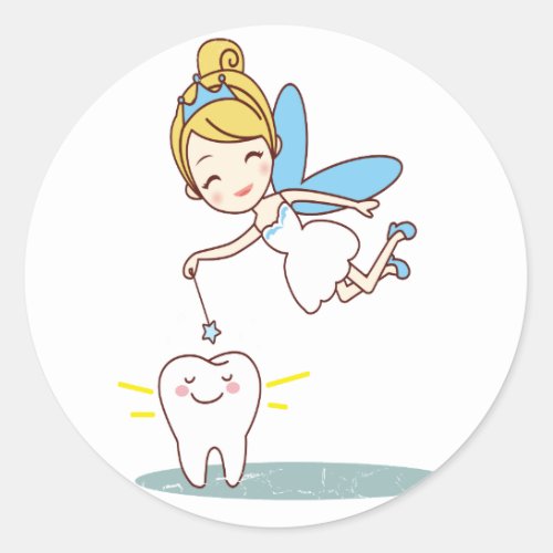 Tooth Fairy Day _ Appreciation Day Classic Round Sticker