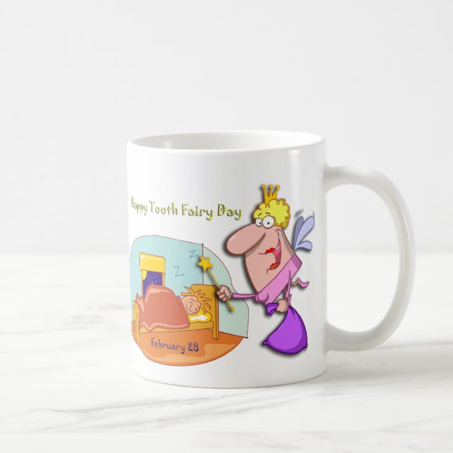 Tooth Fairy Day February 28 Coffee Mug (Right)