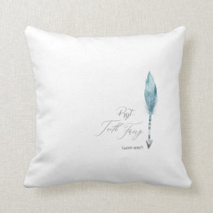 Tooth Fairy Directions for First Lost Tooth Throw Pillow