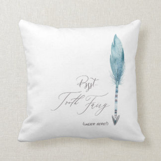 Tooth Fairy Directions for First Lost Tooth Throw Throw Pillow