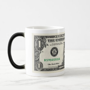 Tooth Fairy Dollar Bill Color Morph Mug
