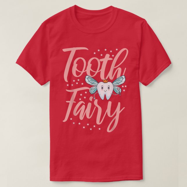 Tooth Fairy Gift Brush Your Teeth Kids Tooth Fairy T-Shirt (Design Front)