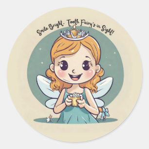 Tooth Fairy Gift Classic Round Sticker