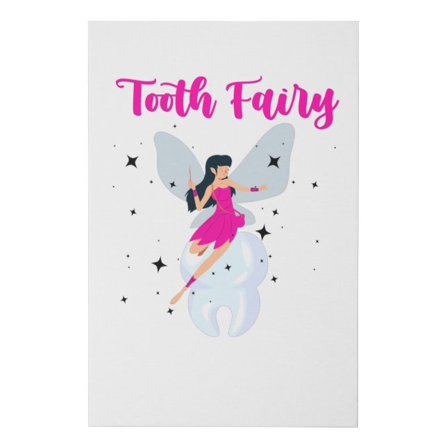 Tooth Fairy - Gift Faux Canvas Print (Front)