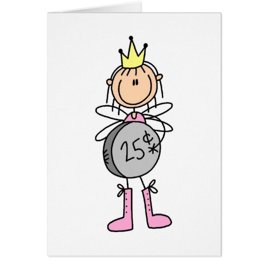 Tooth Fairy Giving Some Change Card (Front)