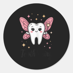Tooth Fairy Halloween Classic Round Sticker