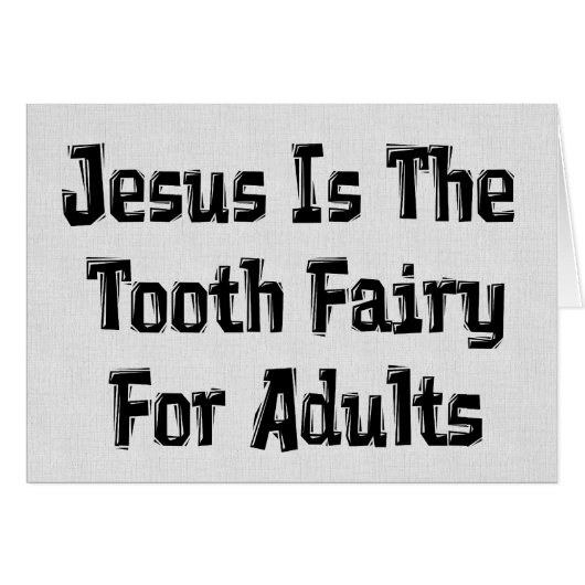 Tooth Fairy Jesus Cards (Front Horizontal)