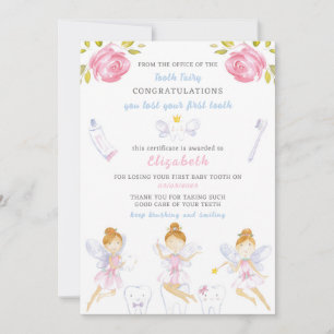 Tooth Fairy Letter Invitation