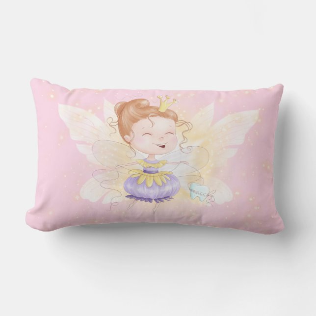 Tooth fairy official pillow | Princess with tooth  (Front)