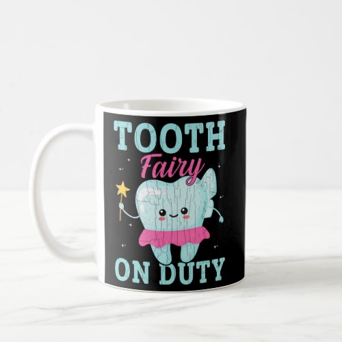 Tooth Fairy On Duty Halloween Coffee Mug