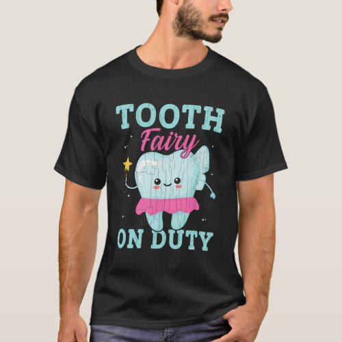 Tooth Fairy On Duty Halloween T_Shirt