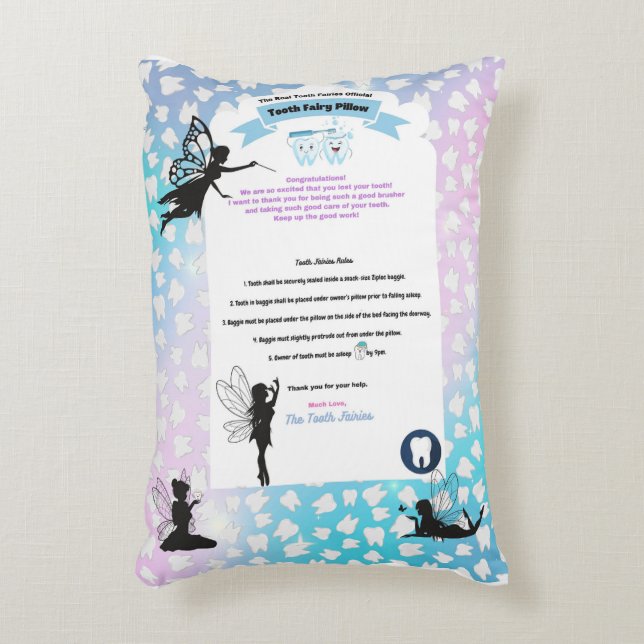 Tooth Fairy Pillow (Front(Vertical))