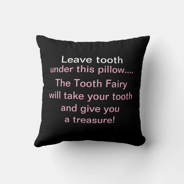Tooth Fairy Pillow (Back)
