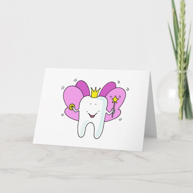 Tooth Fairy Princess Congratulations Card (Front)