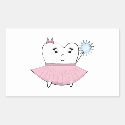 Tooth Fairy Rectangular Sticker