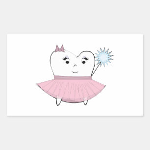 Tooth Fairy Rectangular Sticker