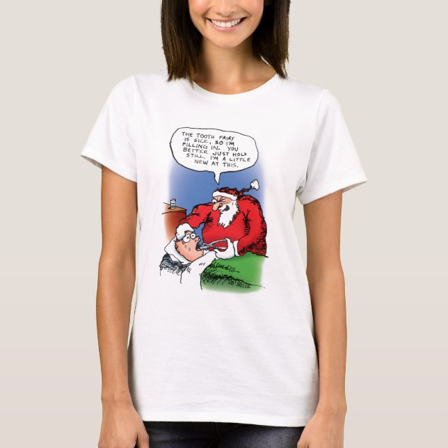 Tooth Fairy Santa Shirt (Front)