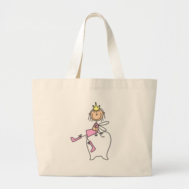 Tooth Fairy Sits On A Tooth Bag (Front)